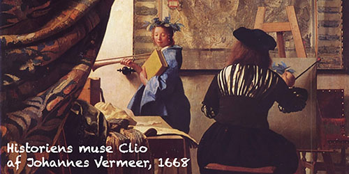Historiens muse, malet af Vermeer 1668