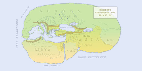 En rekonstruktion af Herodots verdensbillede - ca. 400